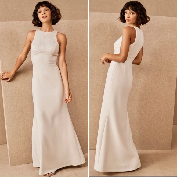 BHLDN Sachin & Babi Leighton Dress in Ivory Size 0 - Picture 1 of 11